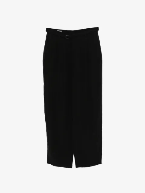 Giorgio Armani belt pleated trousers