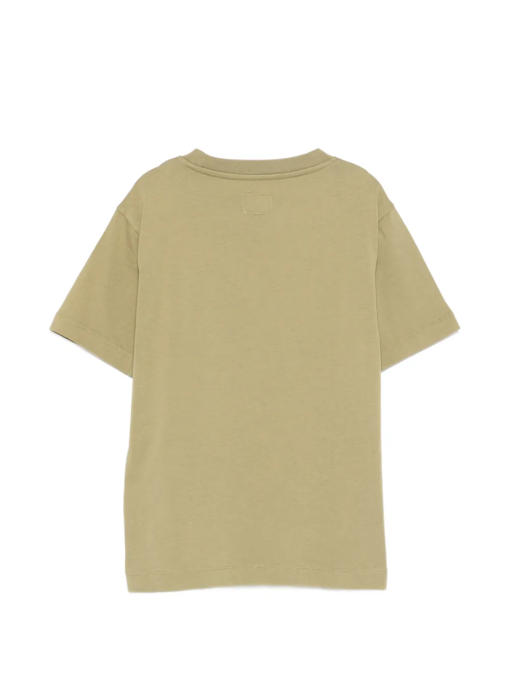  C.p. Company Kids Logo Patch T-shirt - Green 