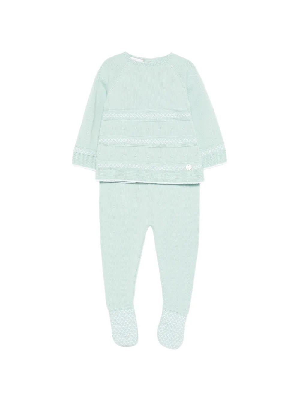 Paz Rodriguez round-neck trousers set - Verde