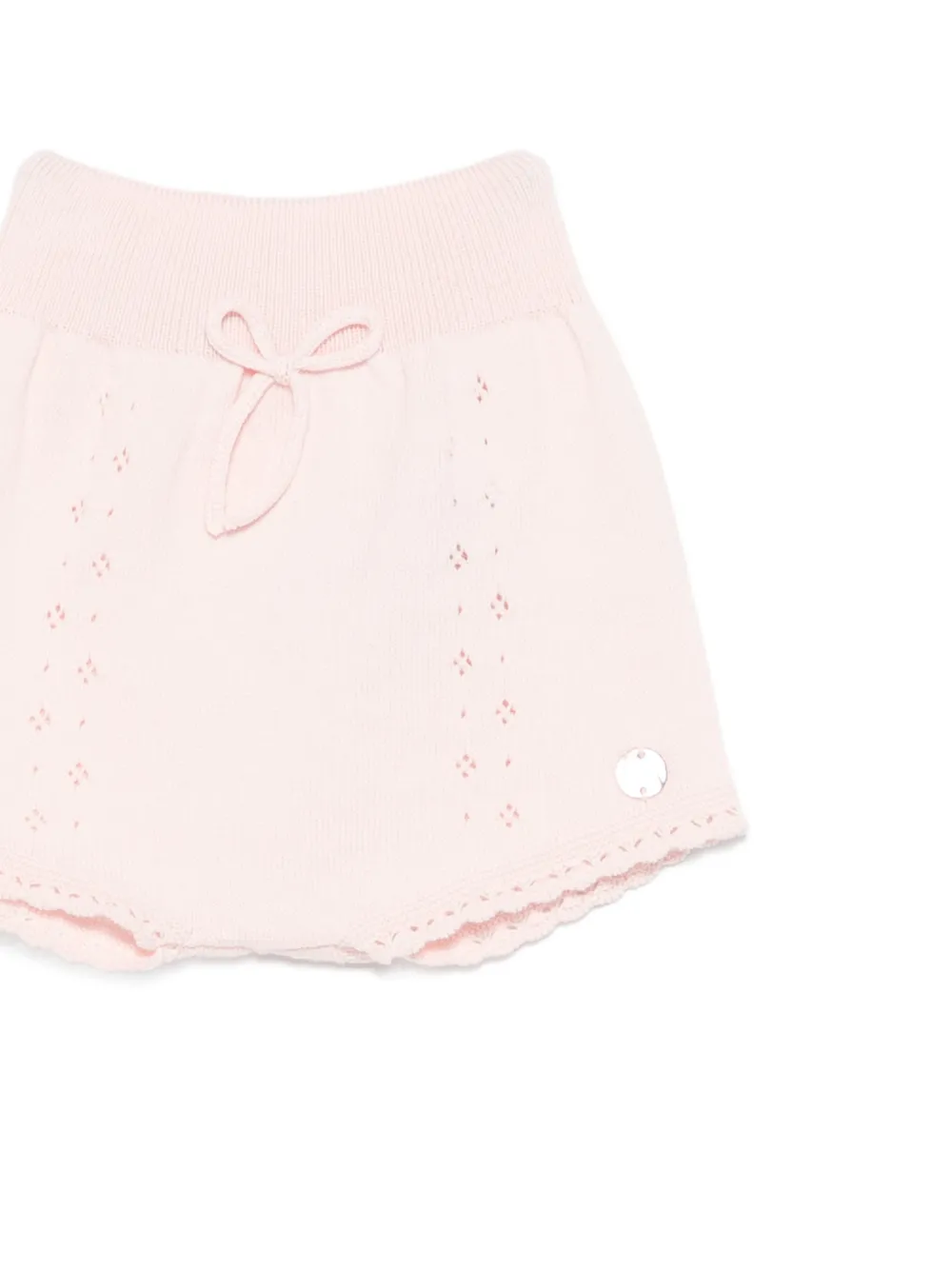  Paz Rodriguez Broderie Shorts Set - Pink 