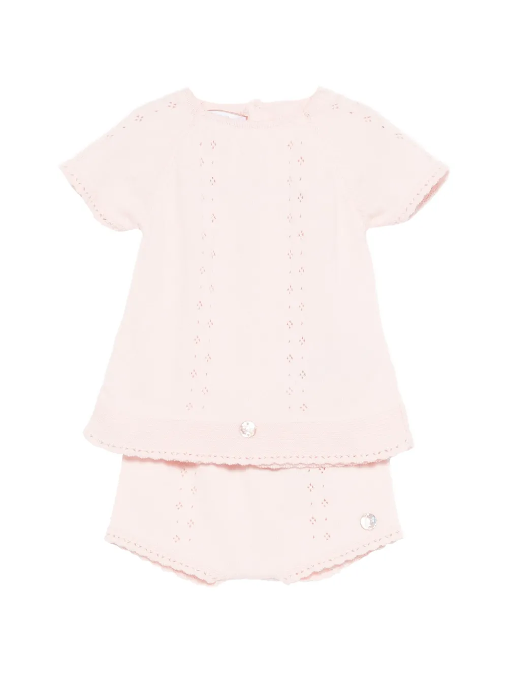 Paz Rodriguez broderie shorts set - Rosa