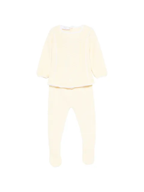 Paz Rodriguez trim-detail trousers set