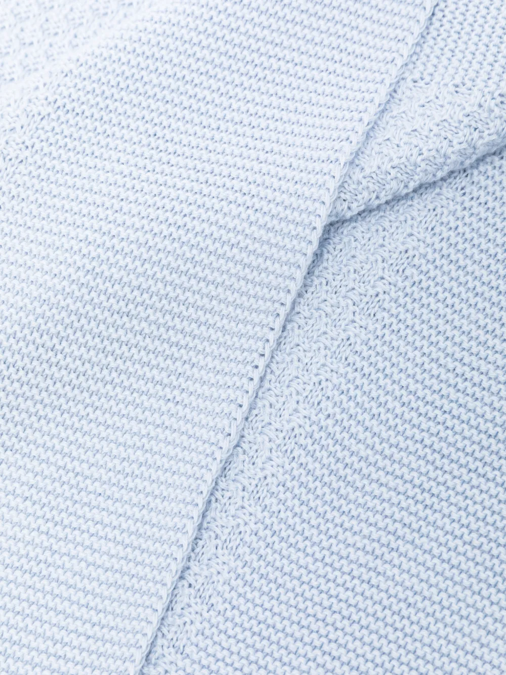  Paz Rodriguez Espuma V26 Knitted-pattern Blanket - Blue 