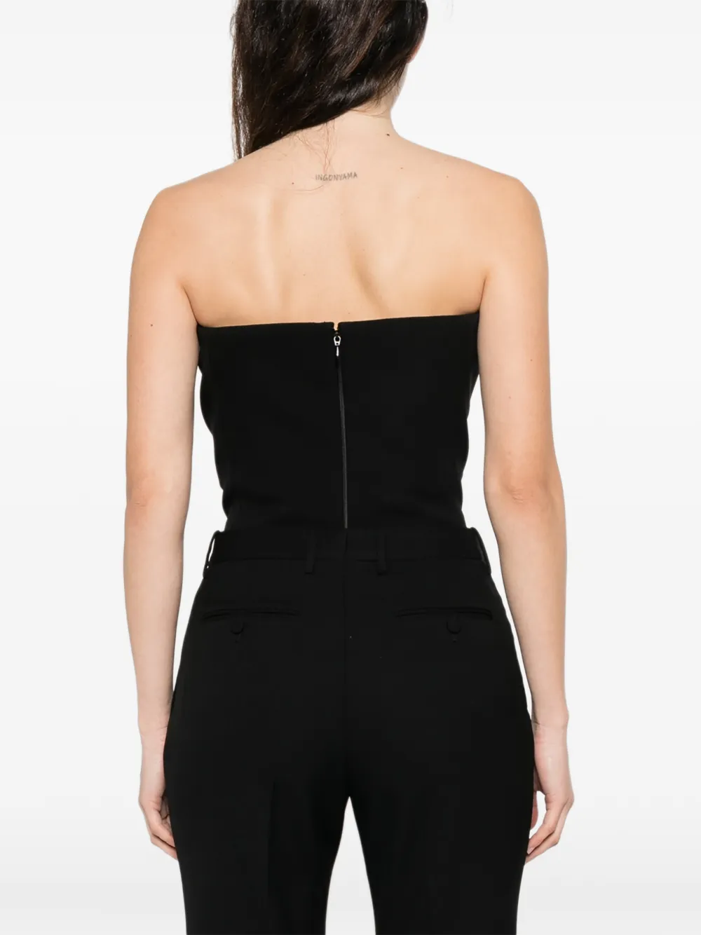 TOM FORD Top met strik Zwart