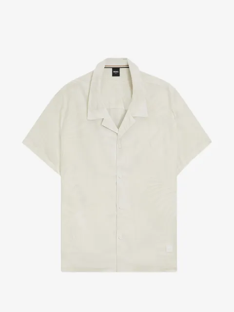 BOSS regular-fit shirt with all-over print