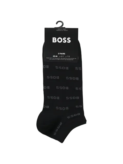 BOSS logo-detail socks