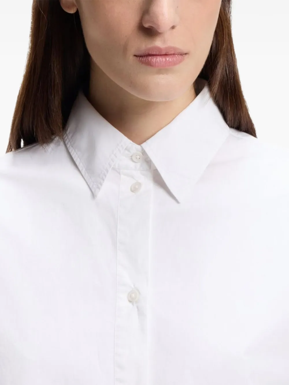 BOSS Button-up blouse Wit