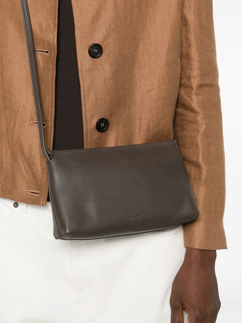  The Row Rene Adjustable-strap Shoulder Bag - Grey 