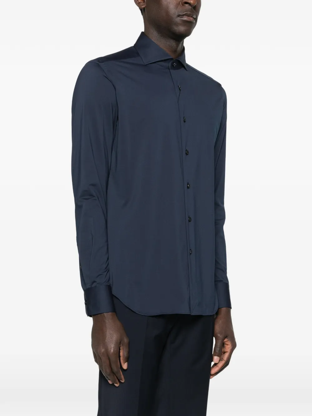  Dell'oglio Camisa Con Botones - Azul 