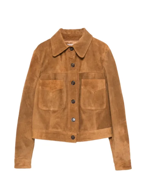 Blanca Vita pocket button leather jacket