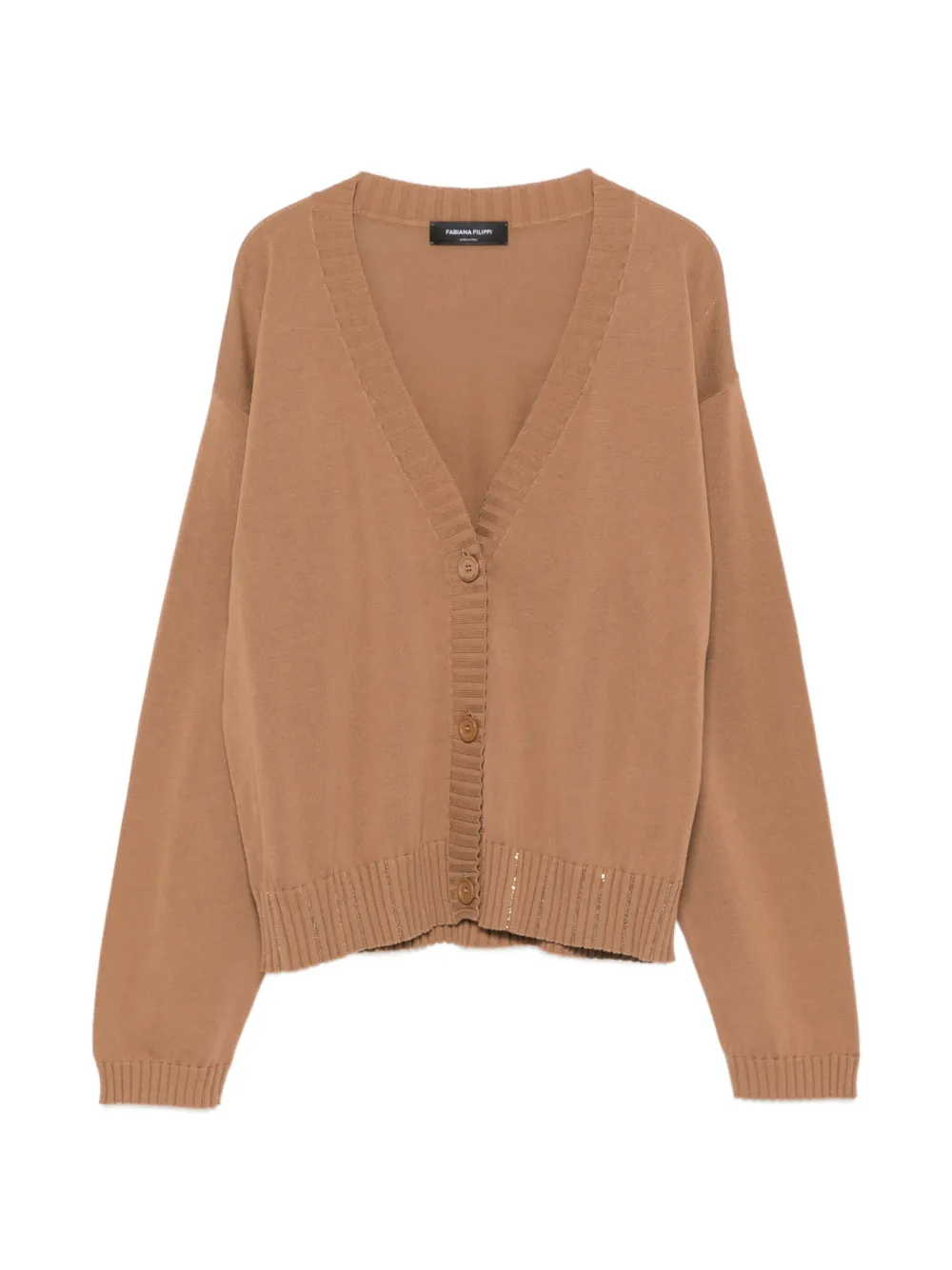 Fabiana Filippi Cardigan con bottoni - Marrone