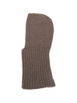 Margaret Howell Knitted Balaclava | Brown | FARFETCH ID