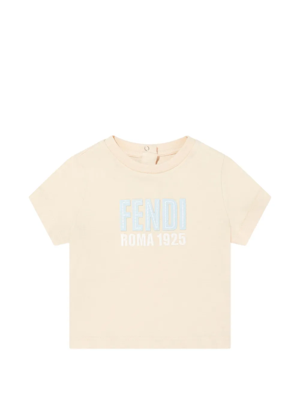 Fendi Kids button-up T-shirt - Toni neutri