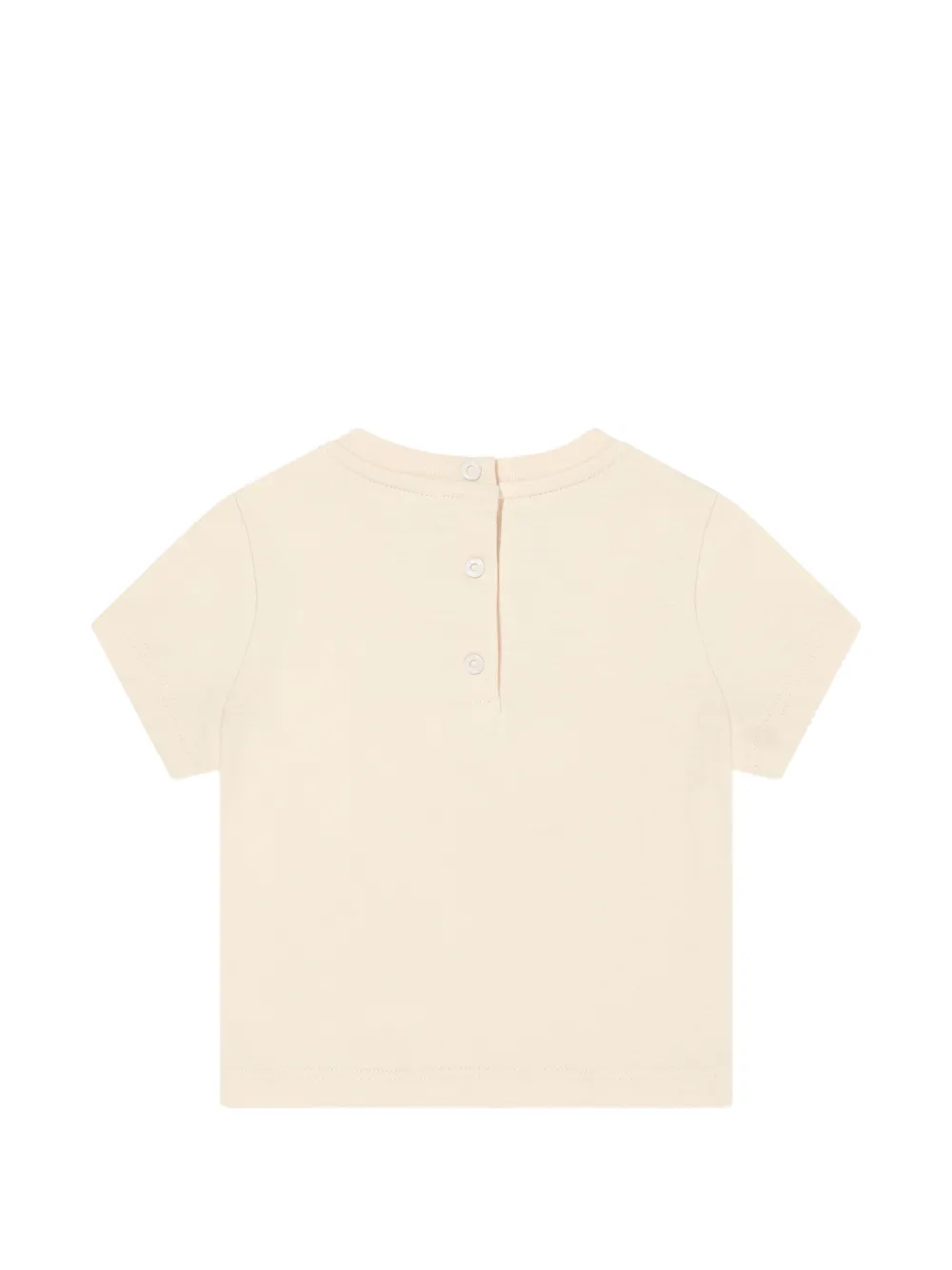  Fendi Kids Button-up T-shirt - Neutrals 