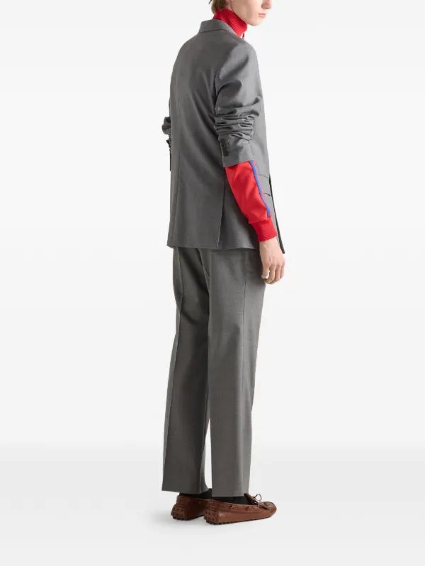 Prada Grey Tailored Trousers | Grey | FARFETCH