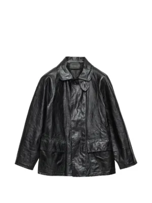 【激レア】PRADA UOMO レザーライダースジャケット 激レア】PRADA UOMO レザーライダースジャケット 激レア】PRADA UOMO