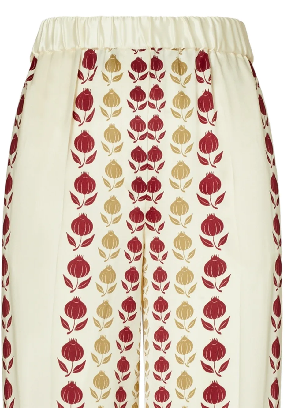 Tory Burch Zijden broek Beige