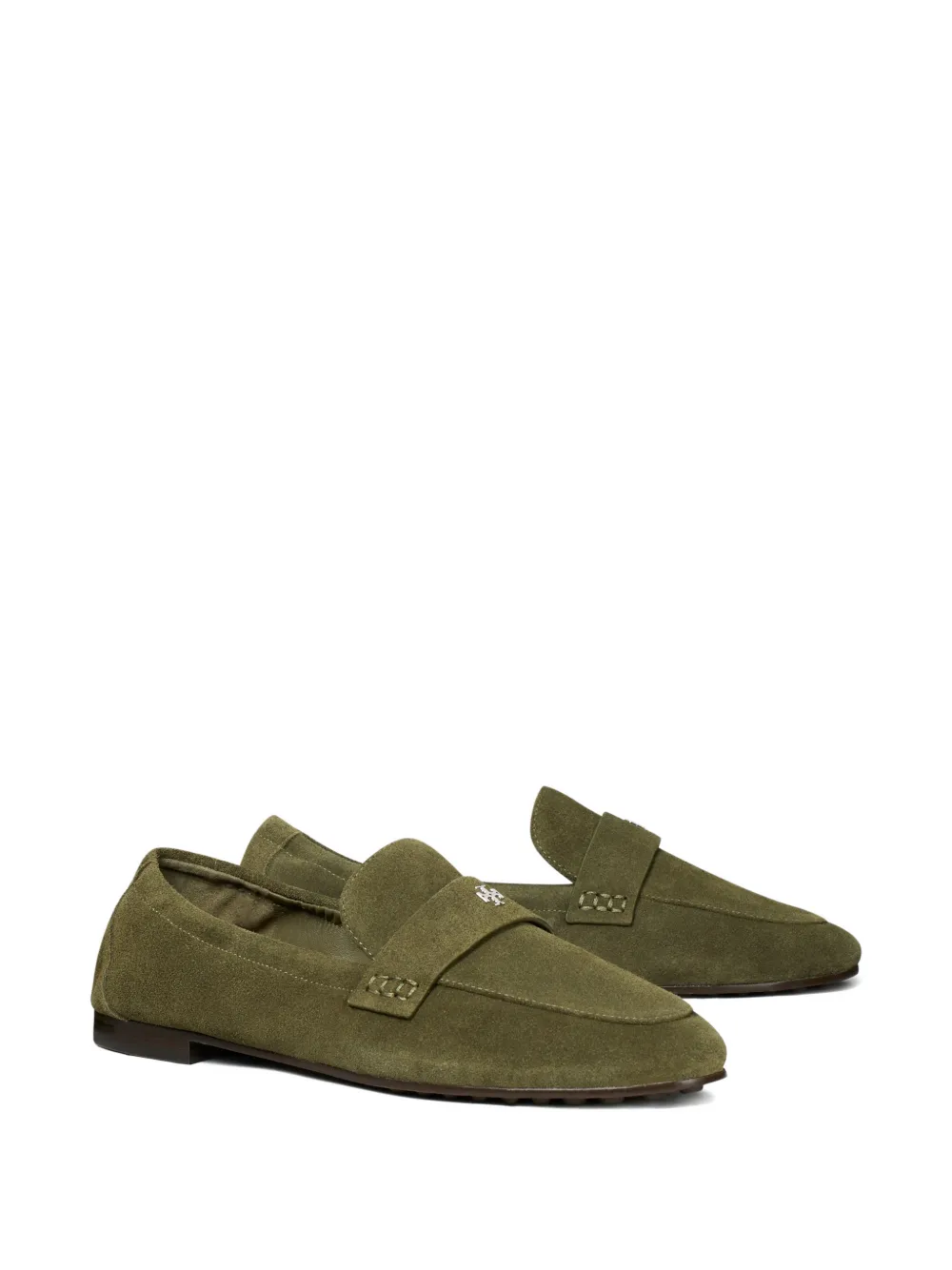 Tory Burch Ballerina-loafers met bandje Groen