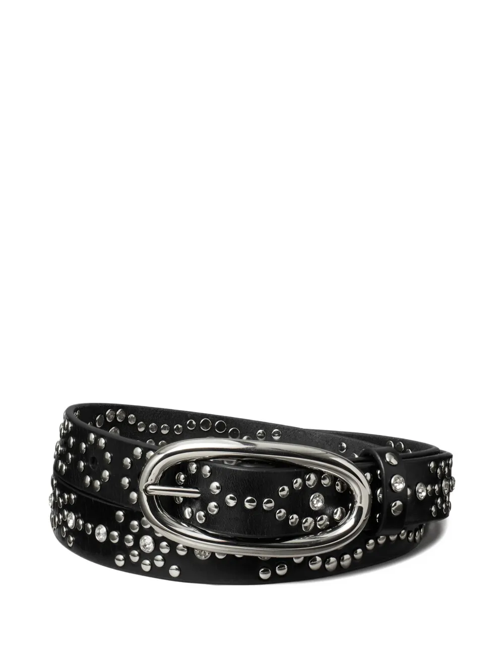 Tory Burch pierced studded belt - Black