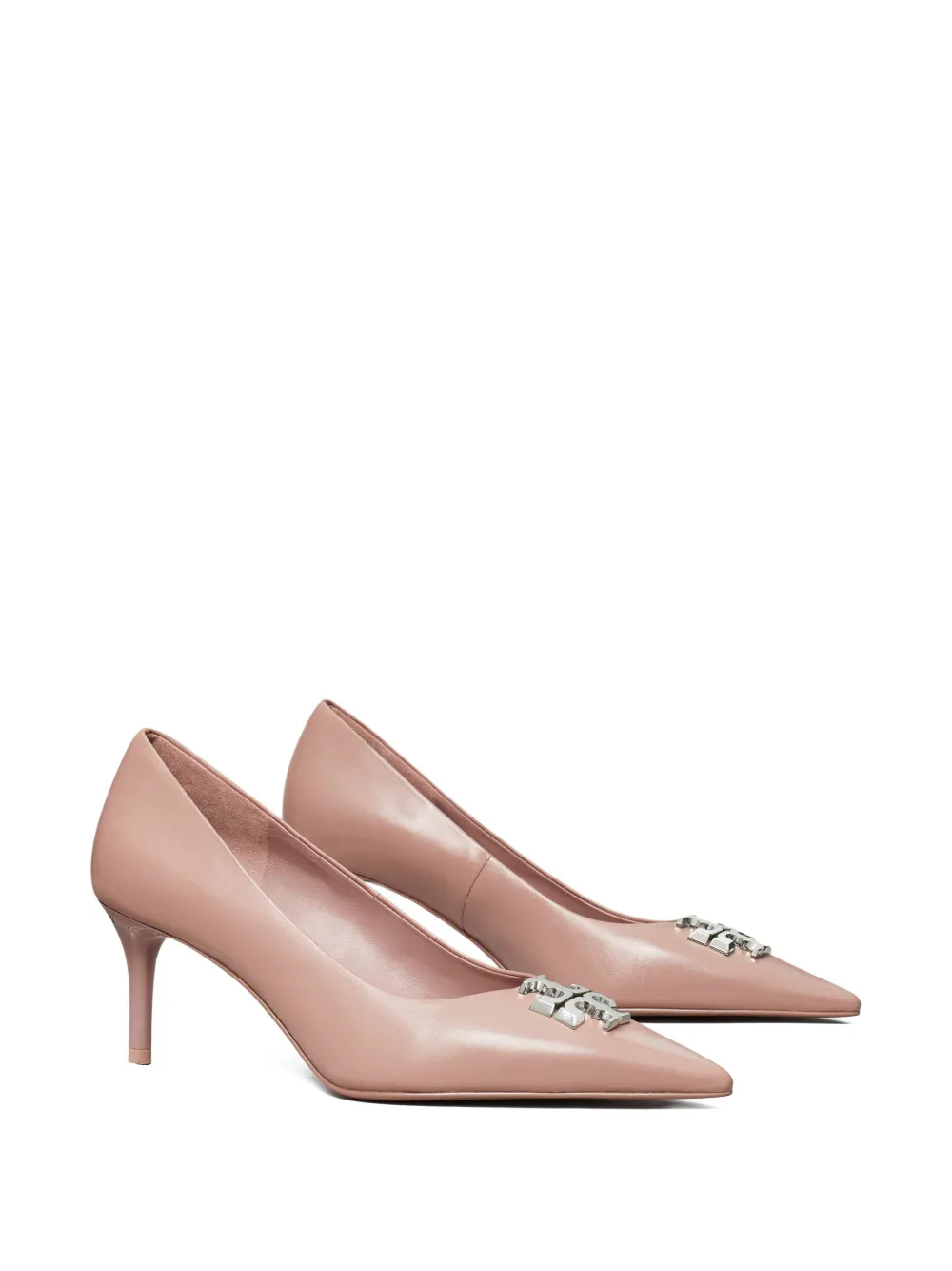 Tory Burch Eleanor pumps met logodetail Roze