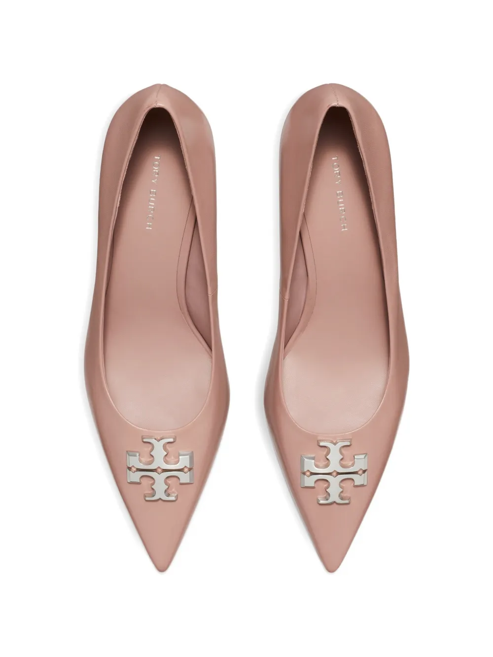 Tory Burch Eleanor pumps met logodetail Roze
