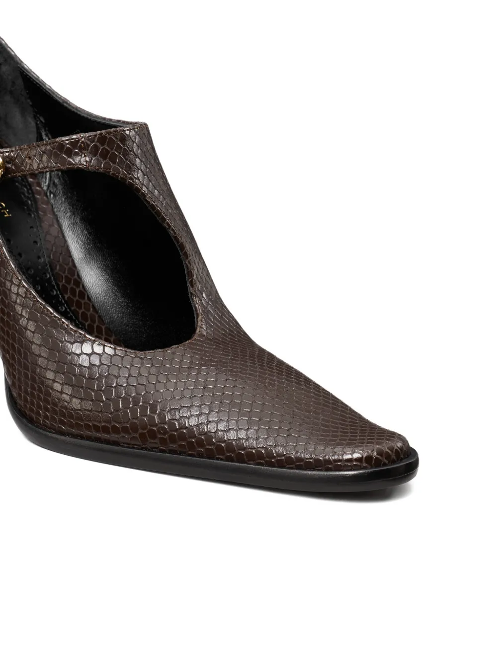 Tory Burch twisted-heel monk strap pumps Bruin