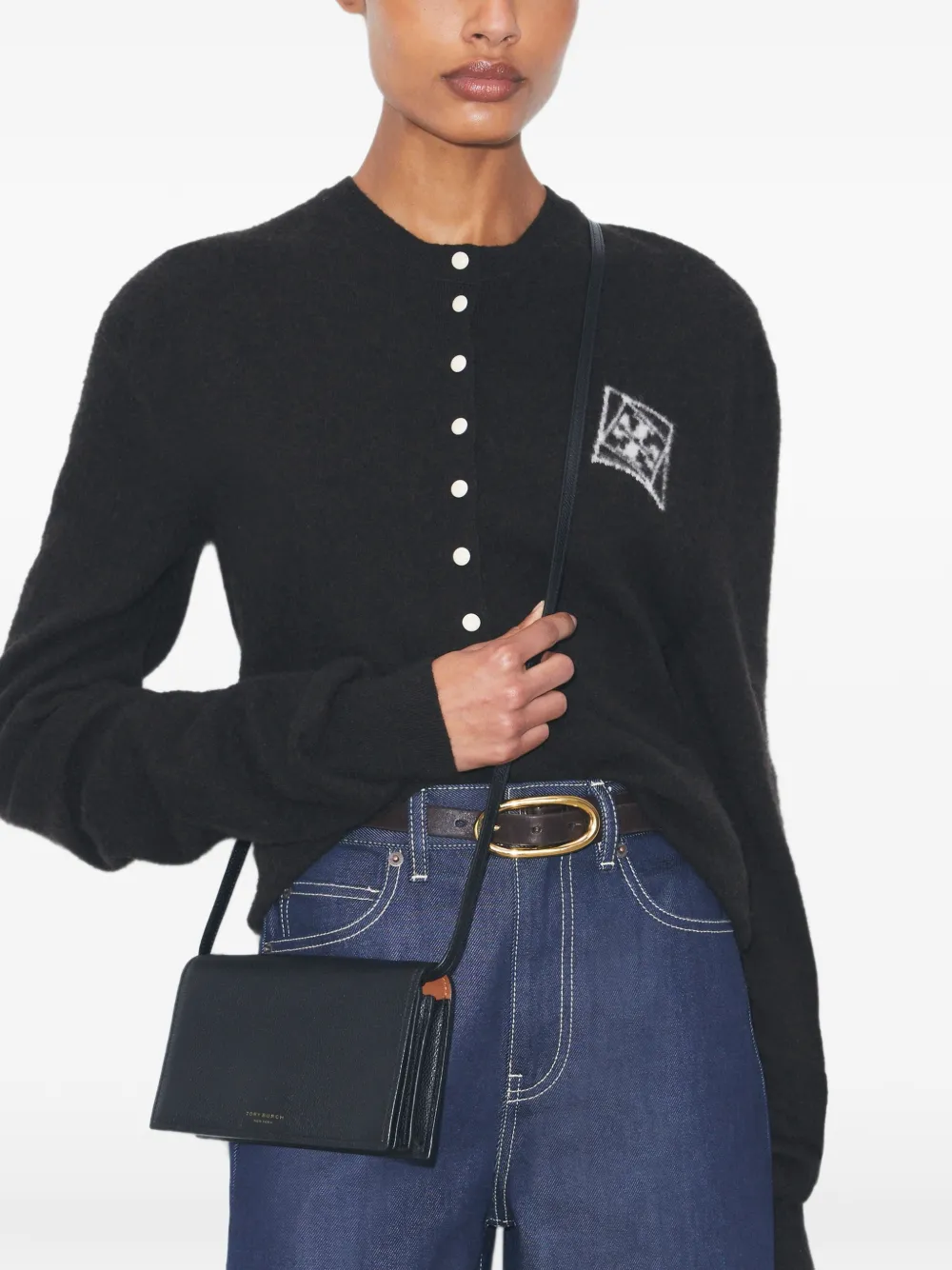 Tory Burch Romy mini-tas Zwart