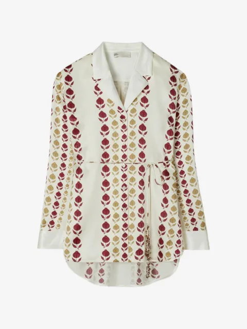 Tory Burch printed silk shirt