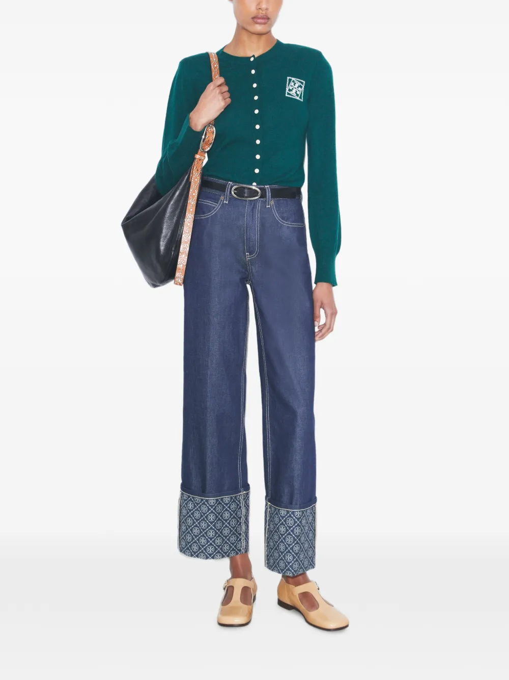 Tory Burch Wollen vest Groen