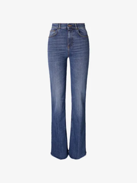 Tory Burch vaqueros bootcut deshilachados