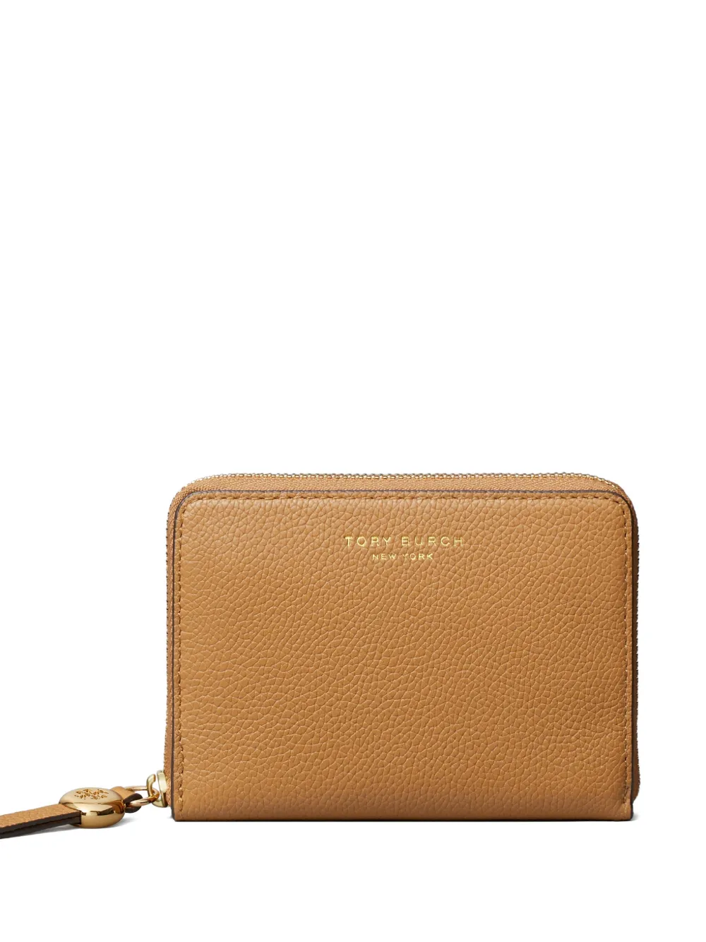 Tory Burch Portafoglio Romy con zip - Marrone
