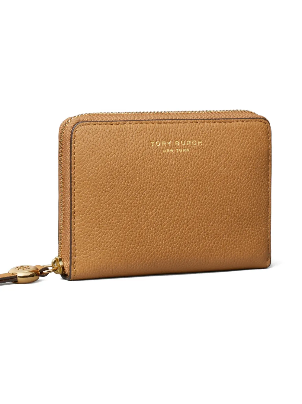  Tory Burch Romy Zip Around Medium Wallet - Brown 