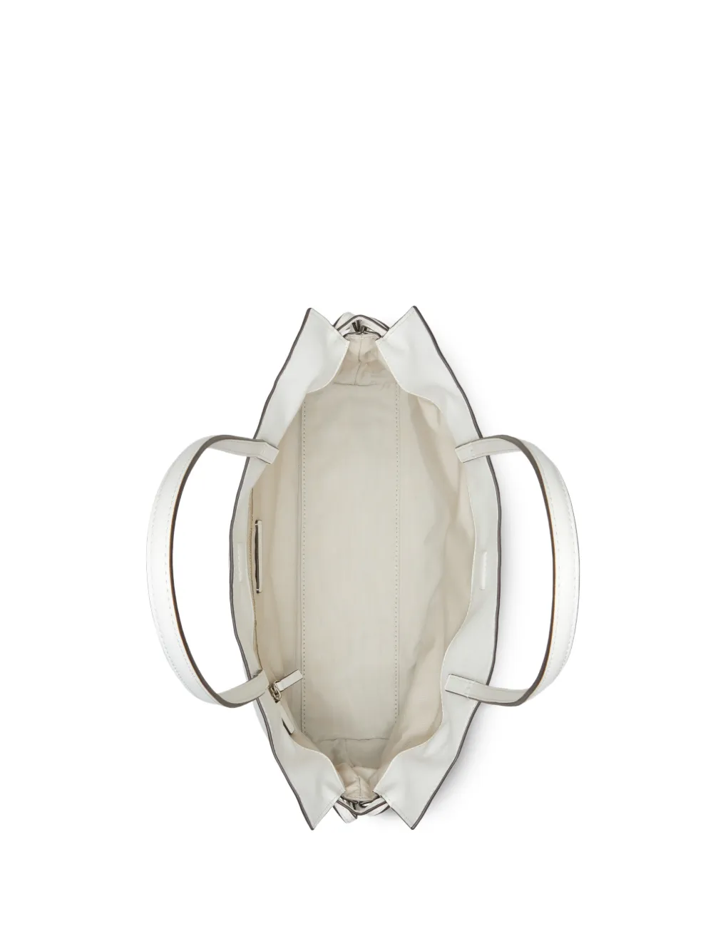 Tory Burch Kleine Ella Natuura™ shopper met trekkoord Wit