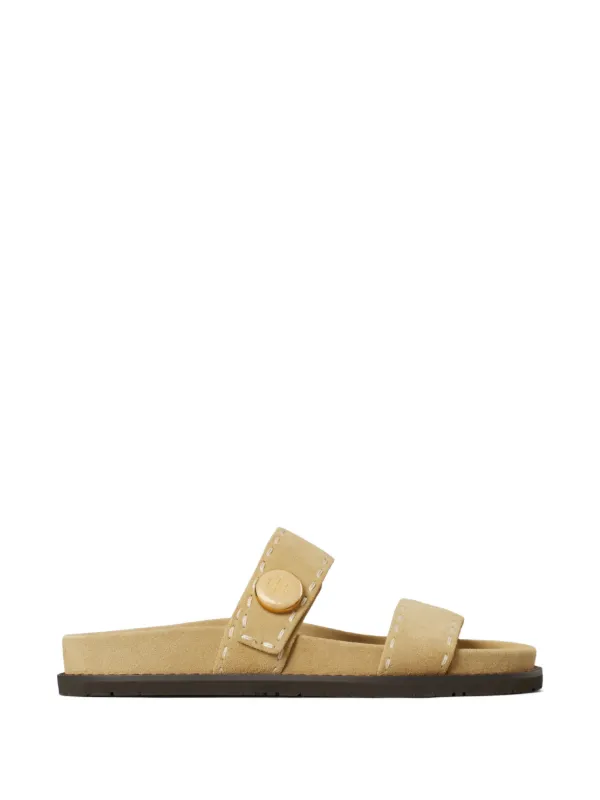 Tory Burch Romy Sport Slide in Neutrals