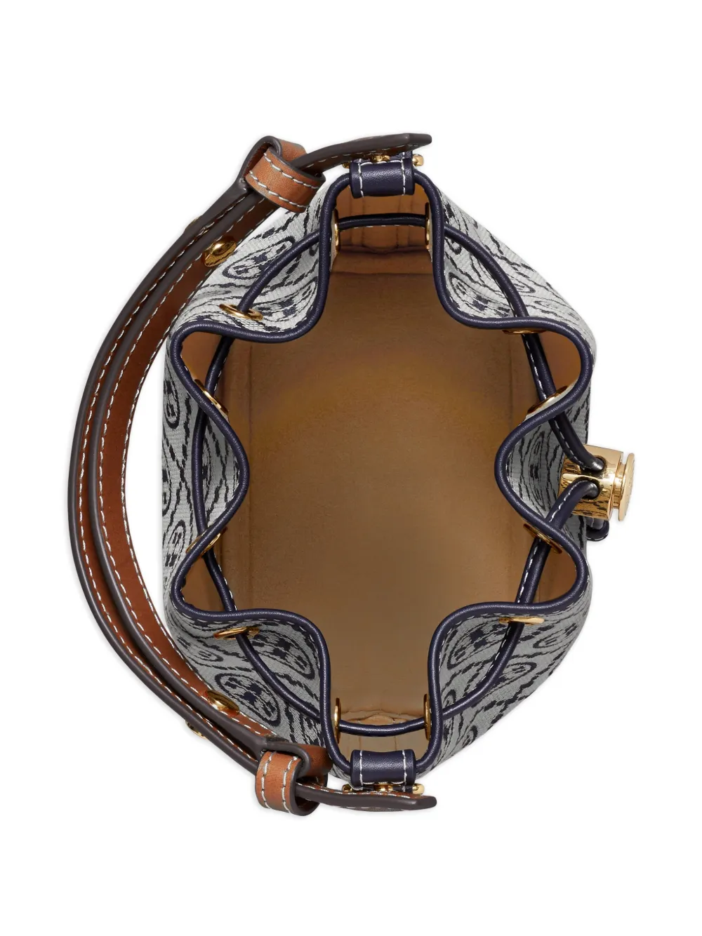 Tory Burch Bucket-tas met monogram Grijs