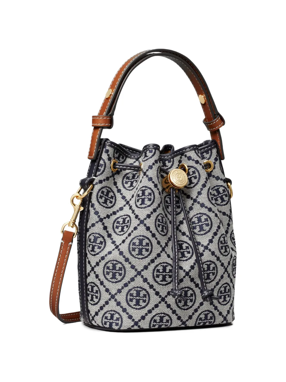 Tory Burch Bucket-tas met monogram Grijs