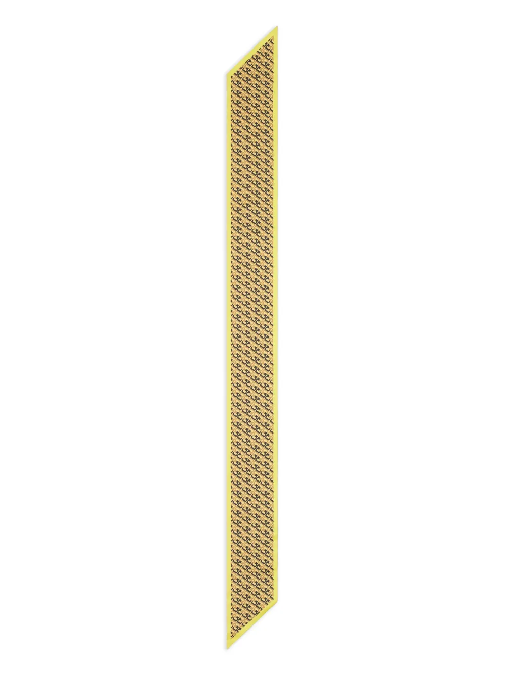  Tory Burch T Link Patterned Silk Tie - Yellow 