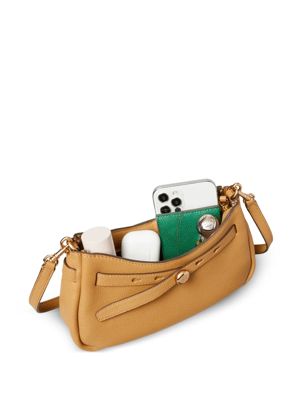 Tory Burch Romy crossbodytas met rits Beige