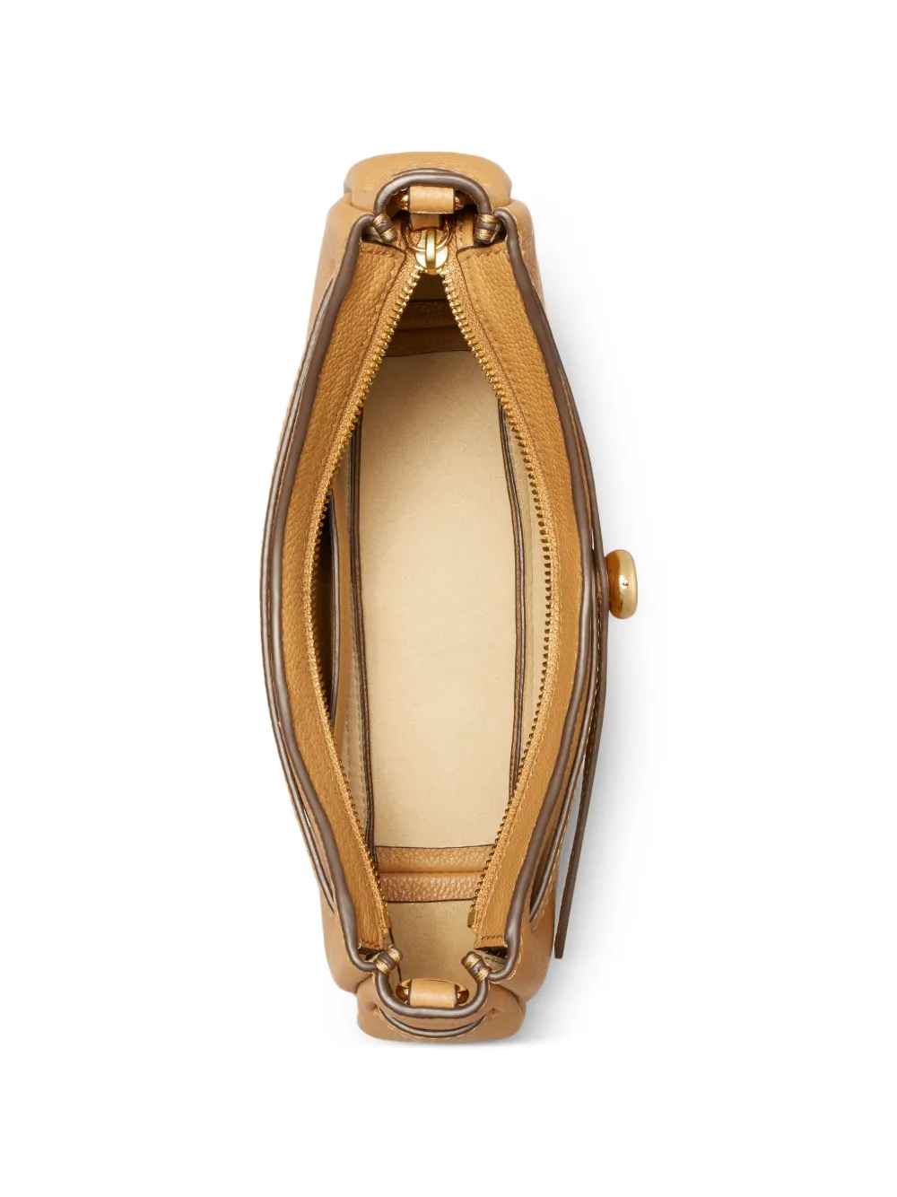 Tory Burch Romy crossbodytas met rits Beige