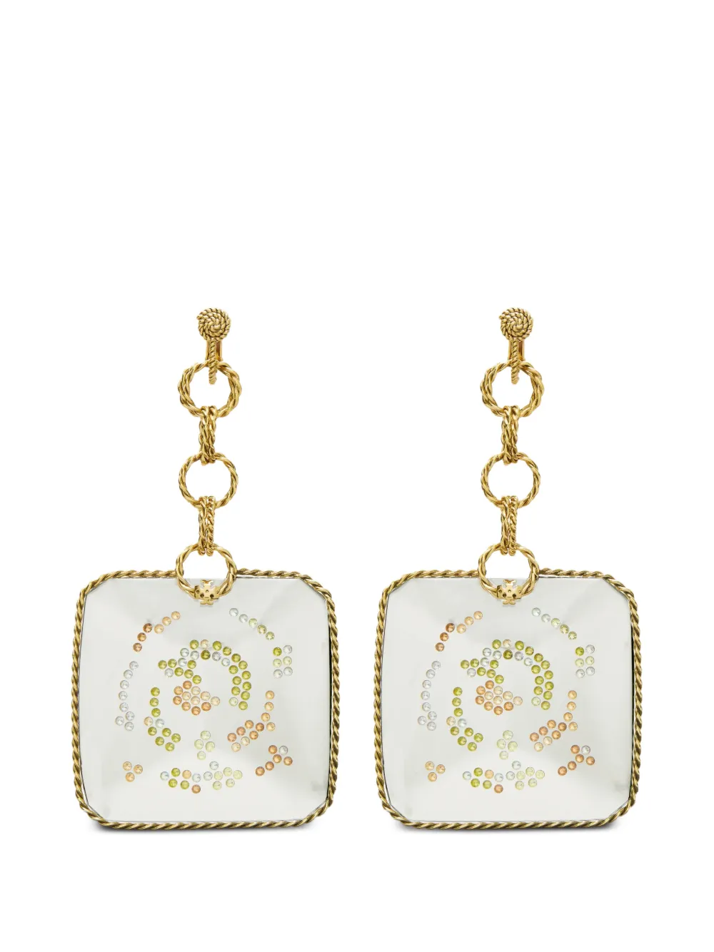 Tory Burch Orecchini pendenti Runway - Oro