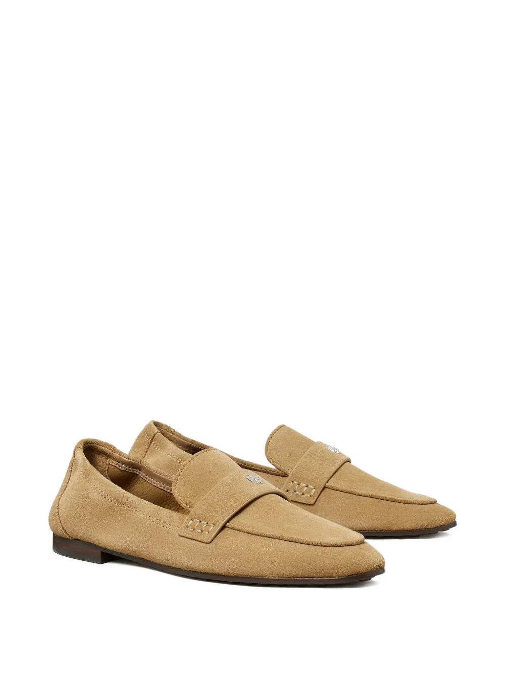 Tory Burch Ballerina-loafers met applicatie Beige