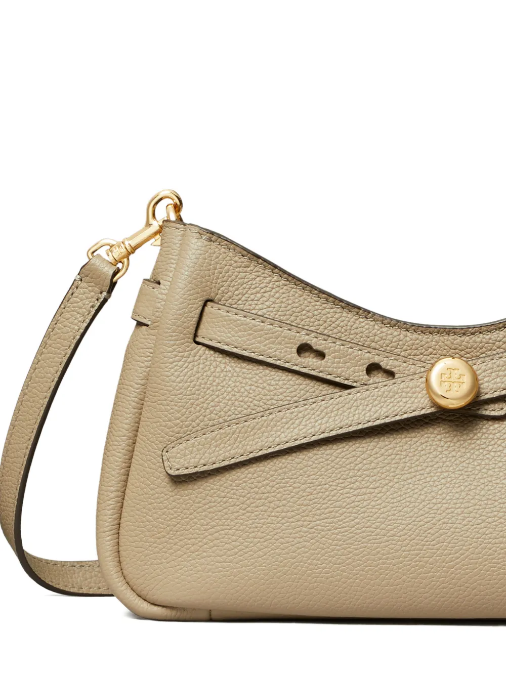 Tory Burch Romy crossbodytas met rits Beige