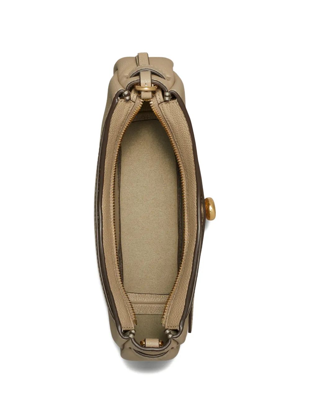 Tory Burch Romy crossbodytas met rits Beige
