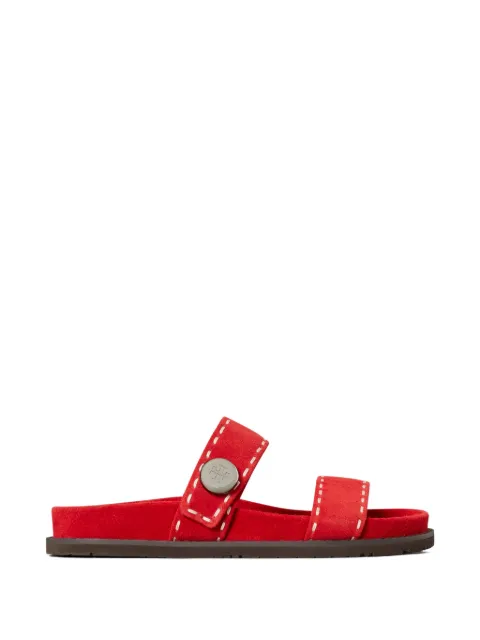 Tory Burch Romy topstitch sport slide