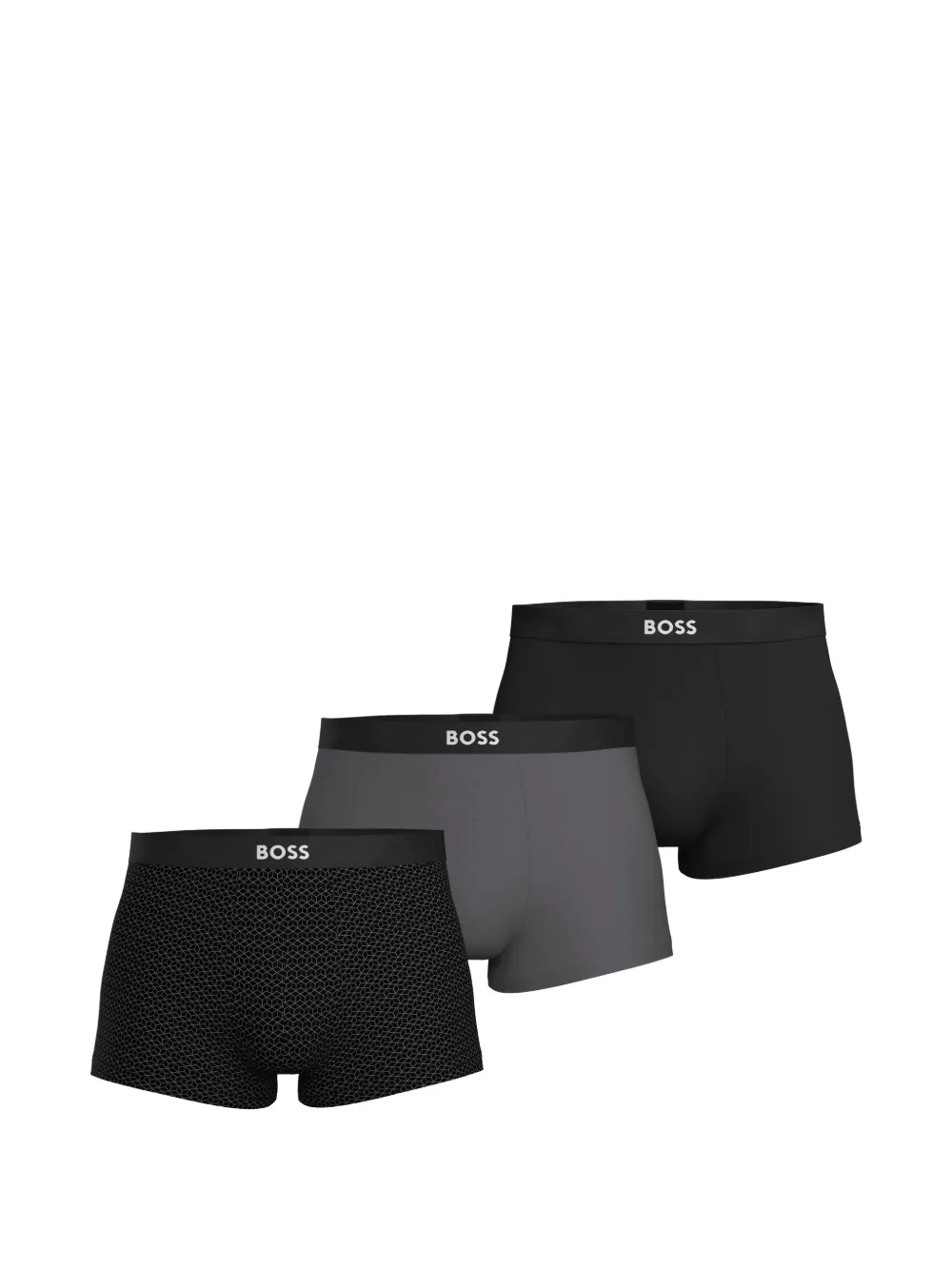 BOSS Set boxer con logo - Nero