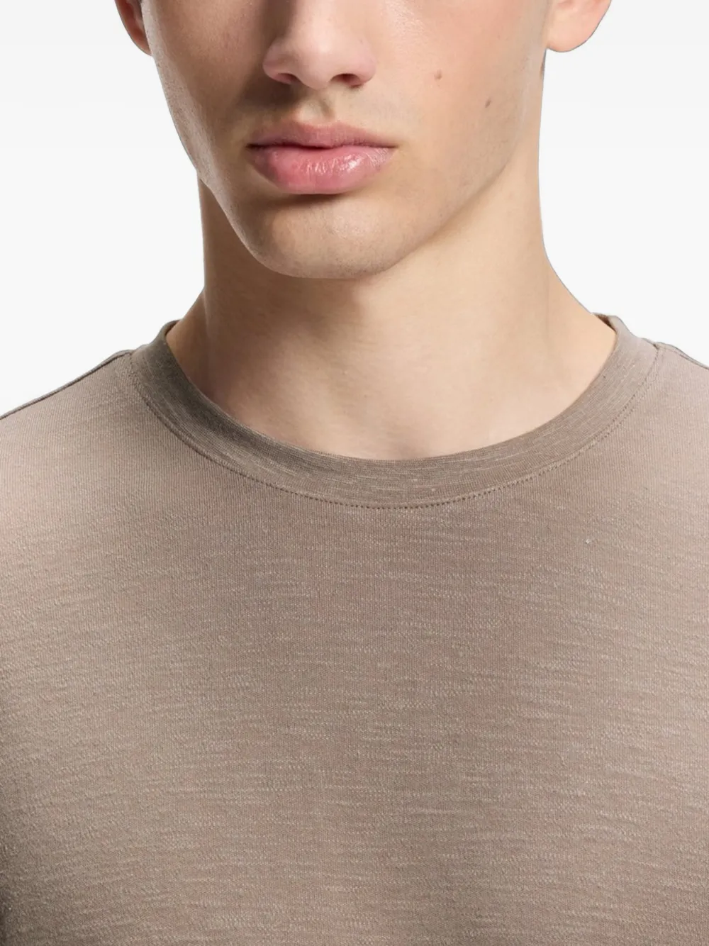 HUGO T-shirt met ronde hals Grijs