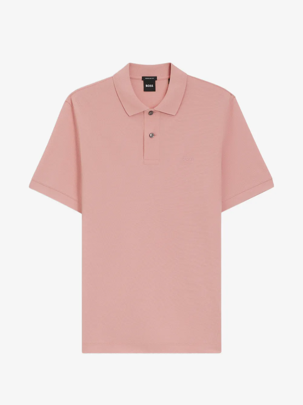 BOSS playera tipo polo con botones | rosado | Image 1
