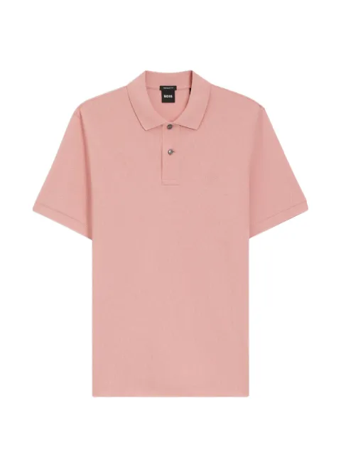 BOSS button-placket polo shirt