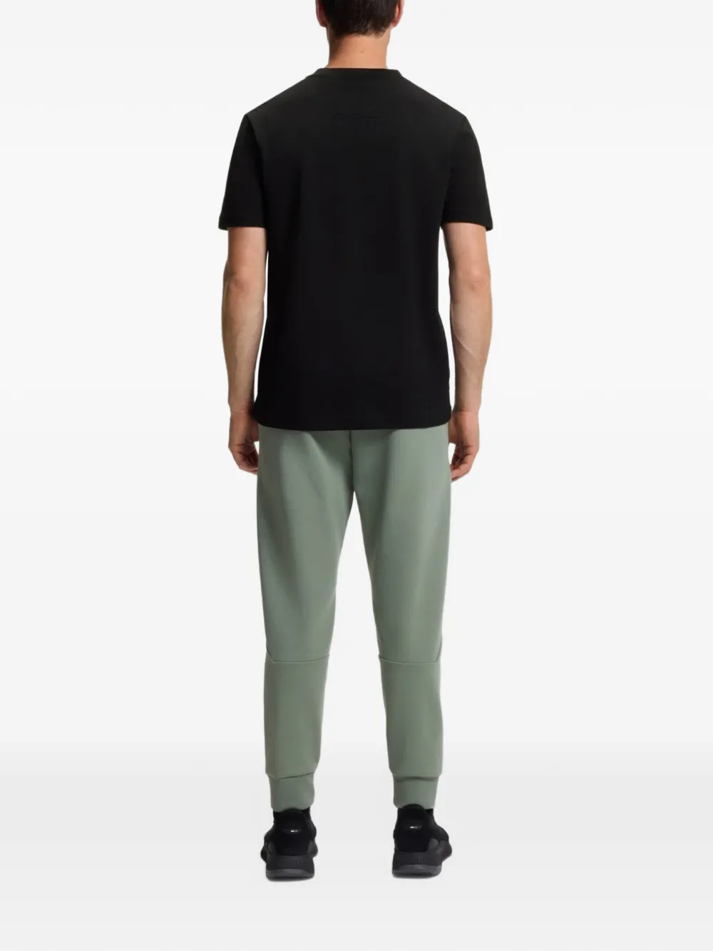 BOSS T-shirt met ronde hals Zwart