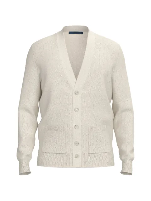 BOSS patch-pocket V-neck cardigan